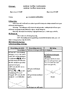 Giáo án Toán 7 - Tiết 1 đến tiết 16