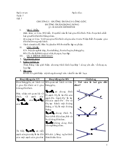 Giáo án Toán 7 - Tiết 1 đến tiết 31