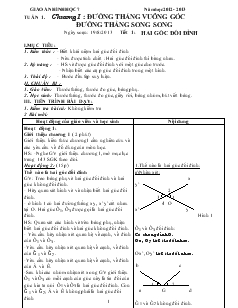 Giáo án Toán 7 - Tiết 1 đến tiết 34