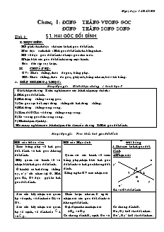 Giáo án Toán 7 - Tiết 1 đến tiết 64