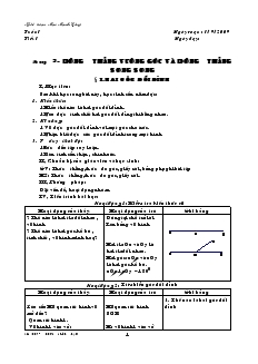 Giáo án Toán 7 - Tiết 1 đến tiết 64