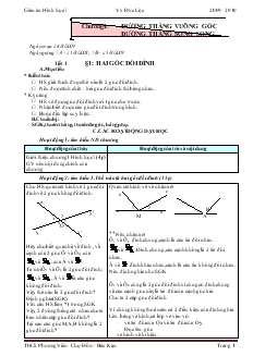 Giáo án Toán 7 - Tiết 1 đến tiết 65