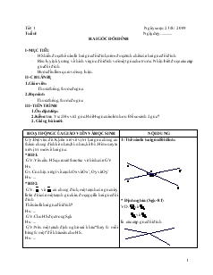 Giáo án Toán 7 - Tiết 1 đến tiết 67