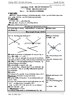 Giáo án Toán 7 - Tiết 1 đến tiết 68