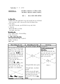 Giáo án Toán 7 - Tiết 1 đến tiết 69