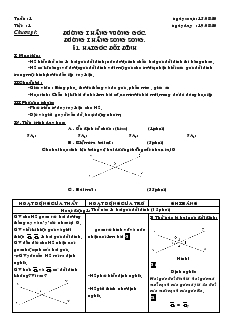 Giáo án Toán 7 - Tiết 1 đến tiết 69