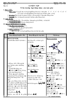 Giáo án Toán 7 - Tiết 33 đến tiết 63