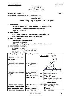 Giáo án Toán 7 - Tiết 33 đến tiết 69