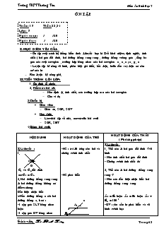 Giáo án Toán 7 - Trường THPT Thường Tân