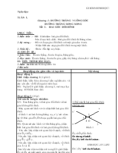 Giáo án Toán 7 - Tuần 1 đến tuần 17