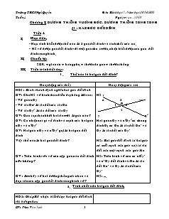 Giáo án Toán 7 - Tuần 1 đến tuần 20