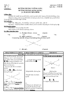 Giáo án Toán 7 - Tuần 1 đến tuần 36