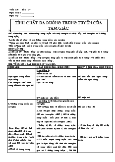 Giáo án Toán 7 - Tuần 29