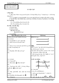 Giáo án Toán 7 - Tuần 6