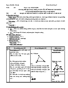 Giáo án Toán học 7 - Chương III (Tiêt 47 đến tiết 70)