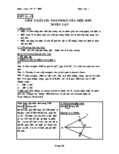 Giáo án Toán học 7 - Học kỳ II - Tiết 56, 57