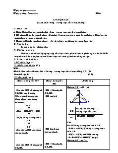 Giáo án Toán học 7 - Luyện tập