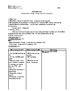 Giáo án Toán học 7 - Luyện tập (tính chất 3 đường trung trực của tam giác)
