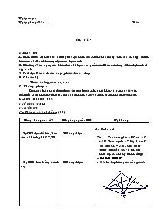 Giáo án Toán học 7 - Ôn tập