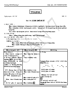 Giáo án Toán học 7 - Tiết 15