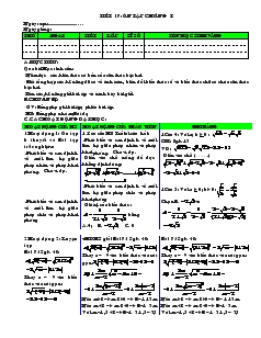 Giáo án Toán học 7 - Tiết 17: Ôn tập chương I