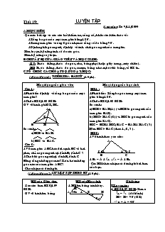 Giáo án Toán học 7 - Tiết 19, 20