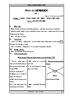 Giáo án Toán học 7 - Tiết 1 đến tiết 66