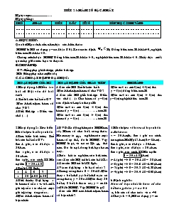 Giáo án Toán học 7 - Tiết 21: Hàm số bậc nhất