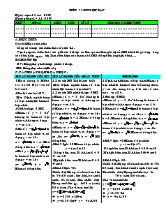 Giáo án Toán học 7 - Tiết 22: Luyện tập