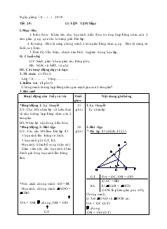 Giáo án Toán học 7 - Tiết 29: Luyện tập (tiếp)