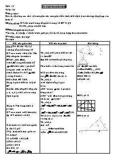 Giáo án Toán học 7 - Tiết 45: Ôn tập chương II