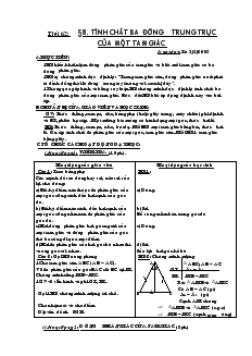 Giáo án Toán học 7 - Tiết 62, 63