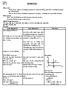 Giáo án Toán học 7 - Tiết 63: Luyện tập