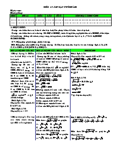 Giáo án Toán học 7 - Tiết 67: Ôn tập cuối năm