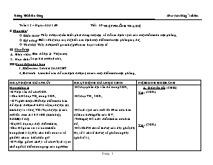 Giáo án Toán học 7 - Trường THCS Kim Đồng