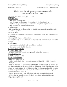 Giáo án Toán học 7 - Trường THCS Mường Khiêng