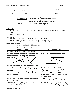 Giáo án Toán học 7 - Trường THCS Nguyễn Trường Tộ