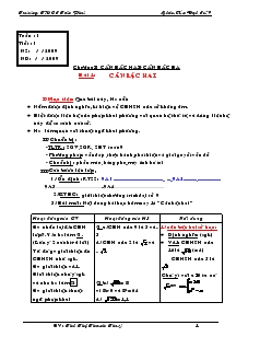 Giáo án Toán học 7 - Trường THCS Tân Phú