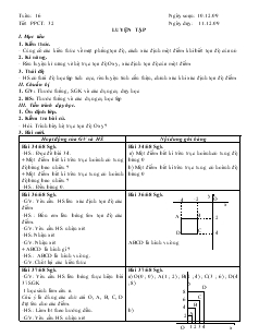 Giáo án Toán học 7 - Tuần 16