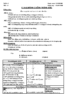 Giáo án Toán học 7 - Tuần 2