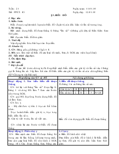 Giáo án Toán học 7 - Tuần 21