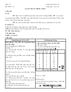 Giáo án Toán học 7 - Tuần 22