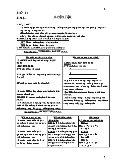 Giáo án Toán học 7 - Tuần 6