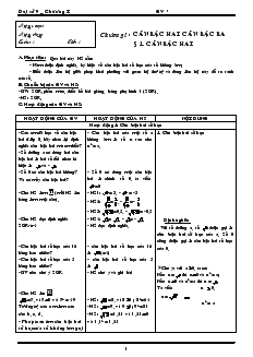 Giáo án Toán học 9