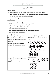 Giáo án Tự chọn Toán 7