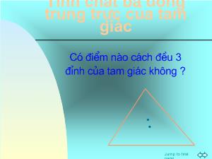 Tính chất ba đường trung trực của tam giác - Hình 7