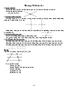 Đề cương Ôn thi học kì 1 - Toán 7