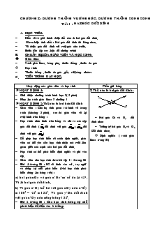 Giáo án Toán 7 - Hình học - Chương 1