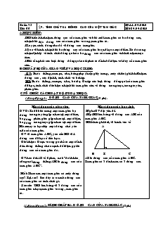 Giáo án Toán 7 - Hình học - Tuần 35 - Tiết 66: Tính chất ba đường cao của một tam giác