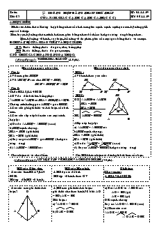 Giáo án Toán 7 - Tiết 23: Trường hợp bằng nhau thứ nhất của tam giác cạnh-cạnh-canh (c.c.c)